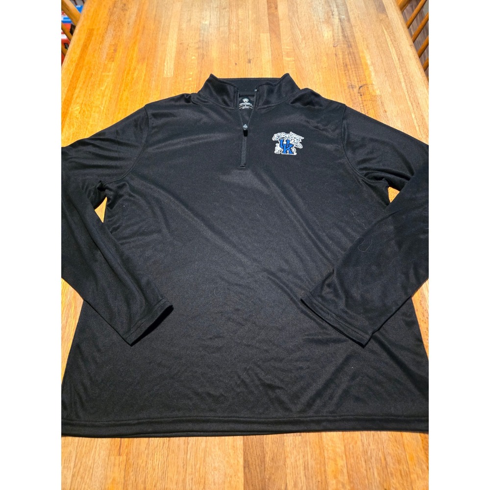 Top of‎ the World Women Large Black UK Kentucky Wildcats Quarter Zip Pullover